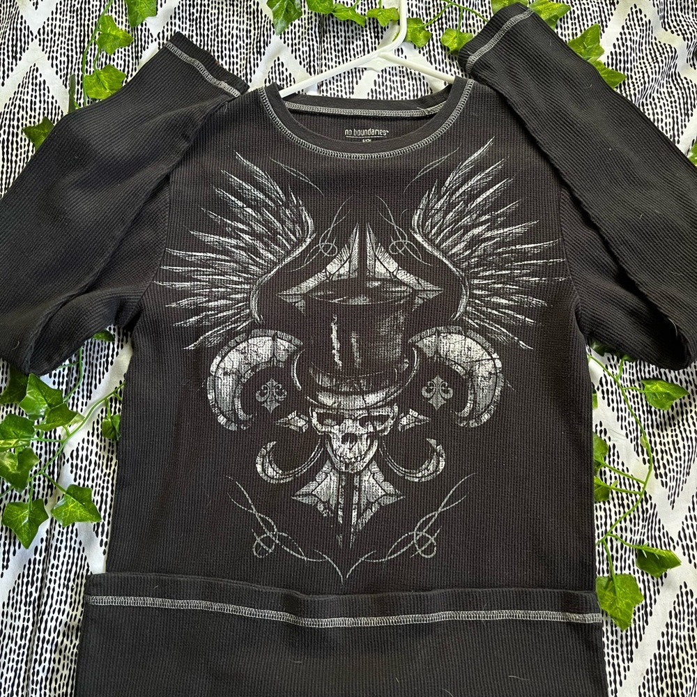 No Boundaries skull Joker Long sleeve
